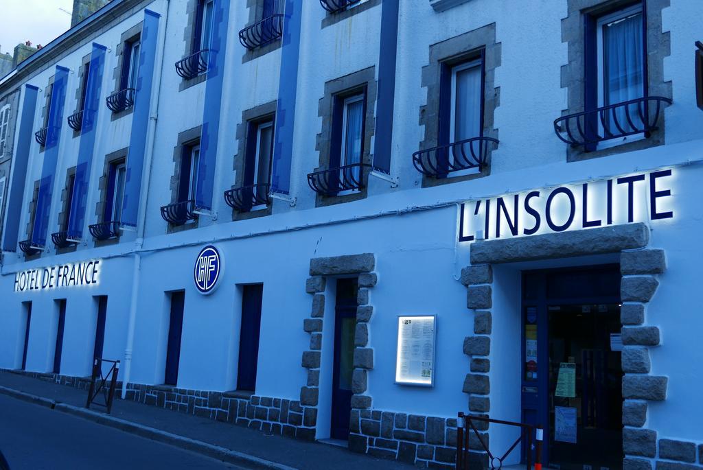 Hotel De France - Restaurant L'Insolite Дуарнене Екстериор снимка