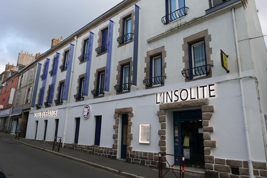 Hotel De France - Restaurant L'Insolite Дуарнене Екстериор снимка