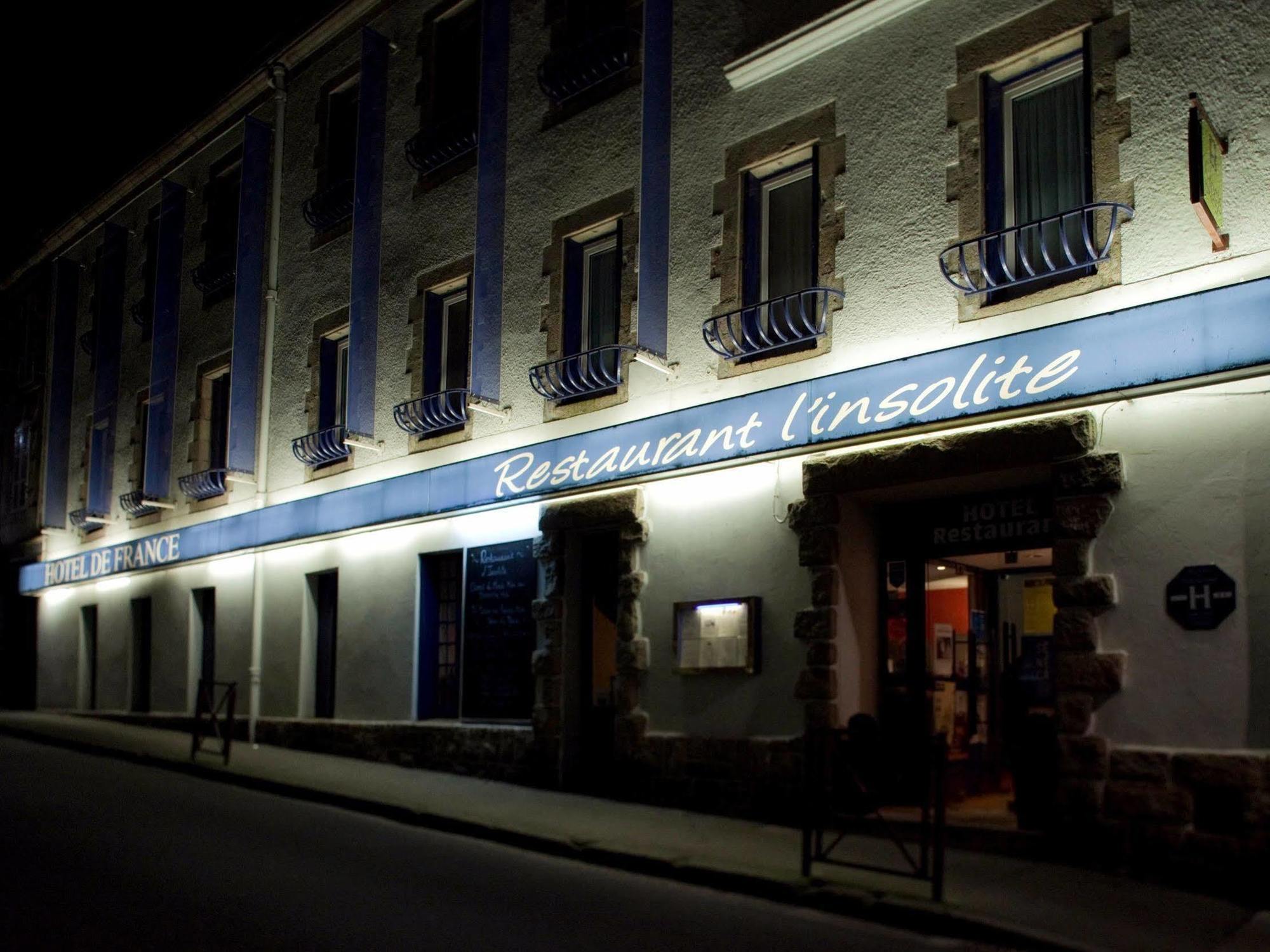 Hotel De France - Restaurant L'Insolite Дуарнене Екстериор снимка